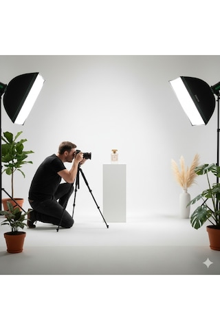 Soft Box Işık 2 Li Set Fotoğraf Video Ürün Çekimi