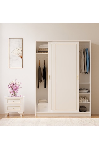 Rabi Mobilya Gold Country Sürgülü Gardırop