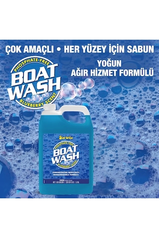 Starbrite - Tekne Temizleyici Ağır Hizmet Konsantre 3.79 Lt : 1-2 Kapakla Tam Temizlik, Cilayı Sökmeyen Güçlü Formül