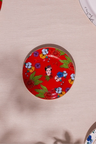 Karaca Frida Pasta Tabağı Kırmızı 19 Cm