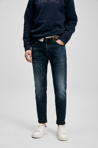Lufian Benedıc Smart Jean Erkek Pantolon Slim Fit Koyu Lacivert Koyu Lacivert 111200222100210