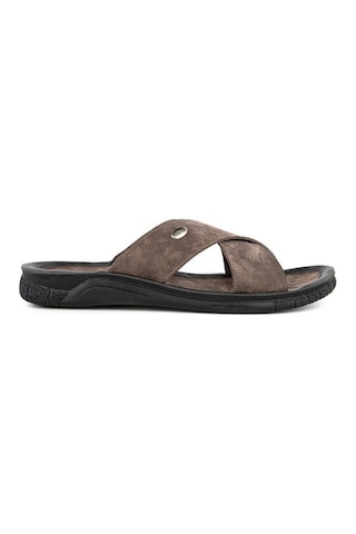Muya Vegas 33301-004 Anatomik Taban Erkek Terlik Kahve 40-45 Kahverengi