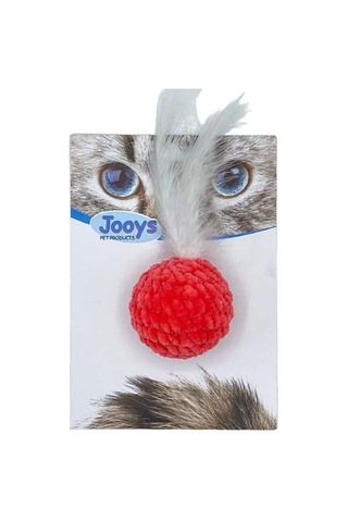 Jooys Tüylü Kadife Kedi Topu
