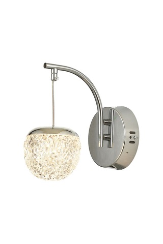 Milly Aplik 3 Renk Ledli Sarı-beyaz-gün Işığı Modern Akrilik Duvar Apliği -krom Krom