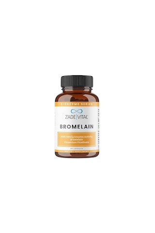 Zade Vital Bromelain 60 Kapsül Takviye Edici Gıda