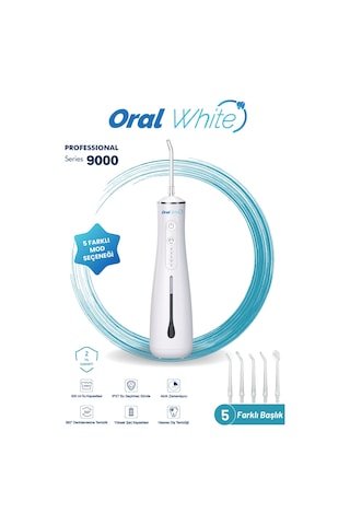Oral White Professional Series 9000 Şarjlı Ağız Duşu