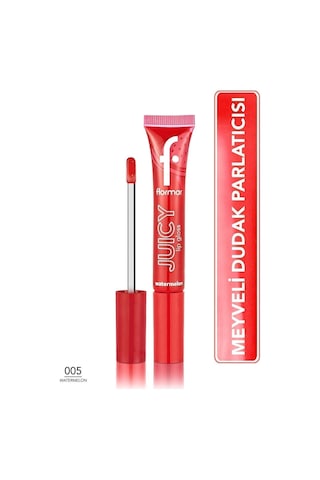 Flormar Juicy Doğal Renk Veren Meyve Aromalı Nemlendirici Dudak Parlatıcısı 005 Watermelon