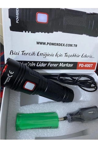 Powerdex Pd-4007 Profesyonel Şarjlı 20w 1200 Lümen El Feneri