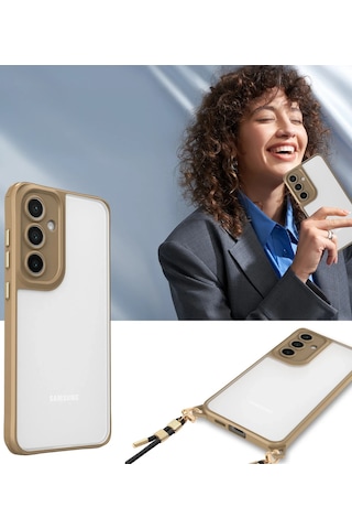 Gld-spt- Newface Samsung Uyumlu Galaxy A35 5g Kılıf Penta Silikon Kılıf - Titan Gri