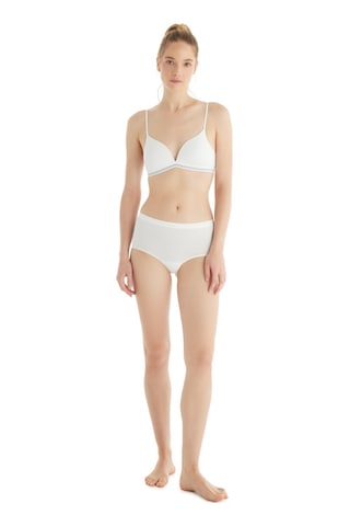 Blackspade 1307 Kadın Essential Maxi Slip Beyaz Beyaz