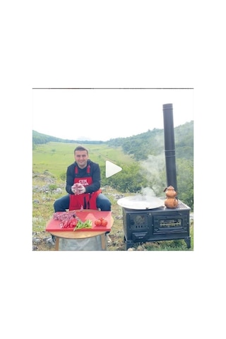 Takma Ayak Döküm Estetik Kuzine Soba Kömür Sobası Odun Sobası