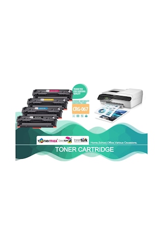 Tonermax Canon Crg-067 Uyumlu Toner Takım / Lbp-631cw - Lbp-633cdw - Mf-651cw - Mf-655cdw - Mf-655cx - Mf-657cdw