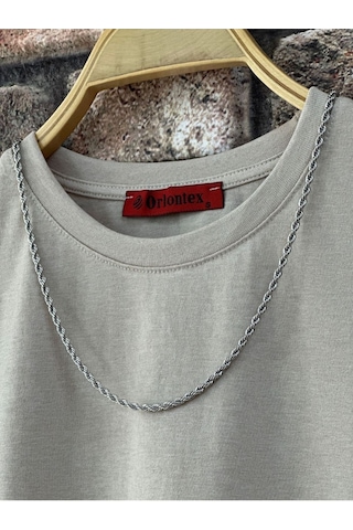 Altamira Erkek Believe Baskılı Oversize T-shirt 001