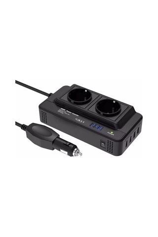 200w Araba Güç Çevirici Dc 12v Ac 220v Dönüştürücü 2 Ac Çıkışlı 4 Usb Bağlantı Noktası Açma/kapatma An Diğer