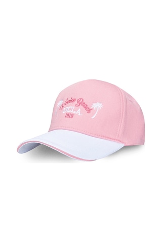 Ucla Caıro Pembe Baseball Cap Nakışlı - Unisex Şapka Pembe