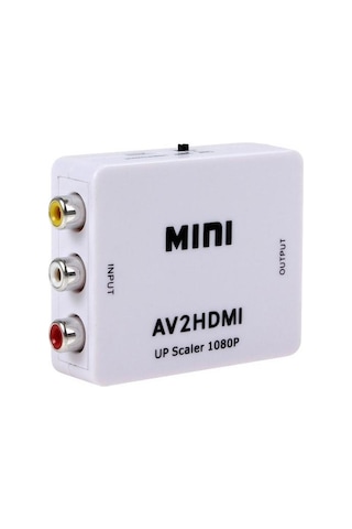 Zhltools Rca To Hdmı Av Çevirici Dönüştürücü Converter 1080p