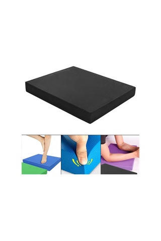 Suntek Denge Pedi Eğitmen Yoga Mat Köpük Esneme Siyah
