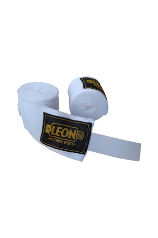 Kogam Leon Elastik Boks, Kick Boks Ve Muay Thai Bandajı 3,5 Metre Beyaz