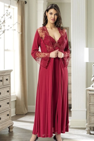 Xses 3005 Kadın Penye 6'lı Çeyizlik Takım-bordo Bordo