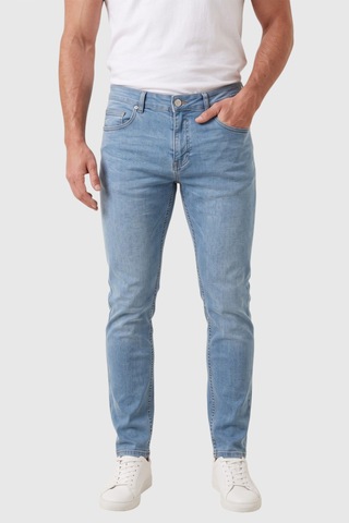 Rizzup Erkek Slim Fit Dar Kesim Likralı Mavi Kot Pantolon Dar Paça Pamuklu Esnek Jean 2608304