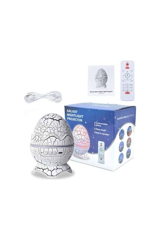 Yumurta - 619 - Şeklinde Su Dalgalı Bluetooth Speaker Lamba - Csmo-tex - Renkli Şarjlı