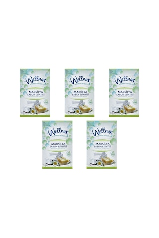 Wellnax Dolap ve Çekmece Kokusu Marsilya Sabun Esintisi Kesesi 5 x 21 G