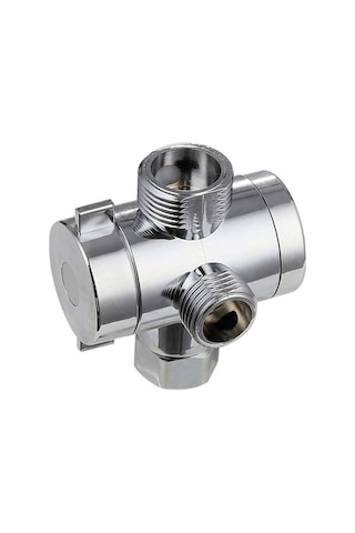 Bloomnest Lebıhmurah Bf925 Flyeer 2020 Abs Krom 3 Yollu Yön Değiştirme Hortumu T Adaptörü Duş Banyo Vana Konnektörü Gümüş