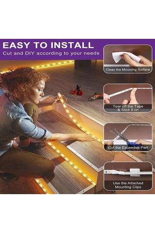 Beyaz 5v Usb Led Şerit Işık Smd 2835 50cm 1m 2m 4m 5m Beyaz/sıcak Beyaz Ip65 Esnek Aydınlatma Şerit Bant Arka Işık 4m Ip33