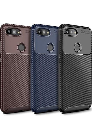 Xiaomi Redmi Mi8 Lite Kilif Karbon Tasarim Negro Silikon 405799228