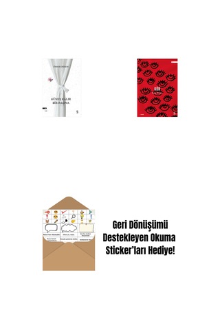 Güneş Kalır Bir Başına + Kör + Okuma Sticker'ları