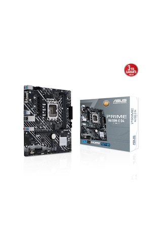 Asus Prıme H610m-e D4-csm Ddr4 3200mhz Dp Hdmı M.2 Matx 1700p
