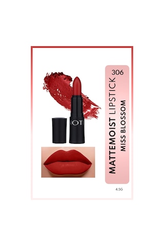 Note Cosmetique Mattemoist Lipstick Mat Bitişli Ruj 306 Miss Blossom - Kırmızı
