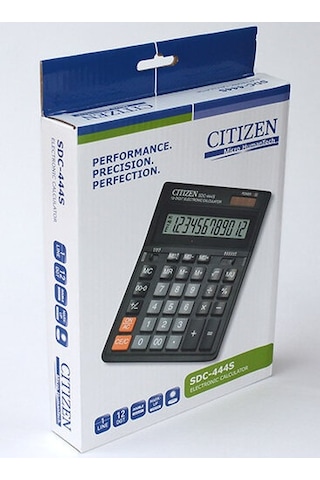 Citizen SDC-444S Masa Tipi 12 Hane Hesap Makinesi