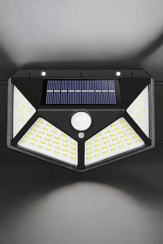 Güneş Enerjili Bahçe Aydınlatma Lambası Solar 100 Led Lamba 56825261