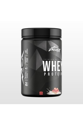 Whey Protein Tozu Çilekli Trileçe Aromalı 500gr 20 Servis Çilek