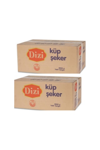 Dizi Tek Sargılı Küp Şeker 2 x 5 KG Dizi Tek Sargılı Küp Şeker 2 x 5 KG