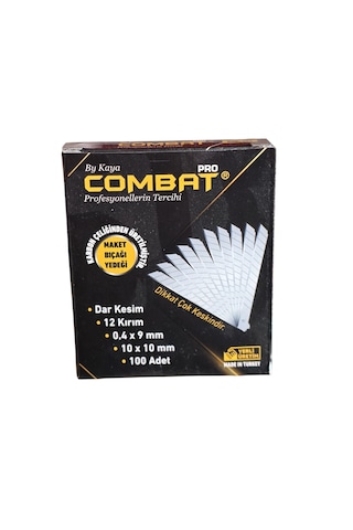 Combat 9 Mm Dar Maket Bıçağı Yedeği 5.000 Adet