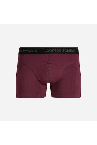 Jack & Jones Jack&jones Jacadrian Solid Trunks 3'lü Erkek Boxer 12300849 Çok Renkli