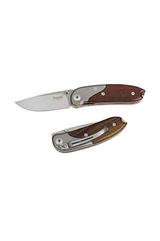 Lionsteel Mini With Clip Santos Wood Kamp Çakı Çok Renkli
