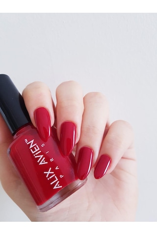 Alix Avien Bordo Oje 17 Yüksek Pigmentli Uzun Süreli Kalıcılık Hızlı Kuruma Nail Lacquer 17