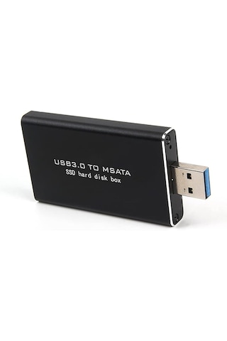 Msata Usb Usb 3.0 Msata Ssd Sabit Disk Adaptörü M2 Ssd Harici Hdd Kutusu