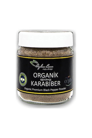 Ayhan Ercan Öğütülmüş Organik Karabiber 80 G Ayhan Ercan Öğütülmüş Organik Karabiber 80 G