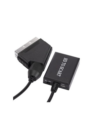 Hdmi To Scart 1080p Hd Av Video Çevirici Dönüştürücü Adaptör
