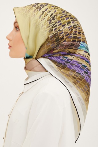 Armine 90 90 İpek Eşarp 8934d Sura E23ya8934d01 - 90x90 / 53