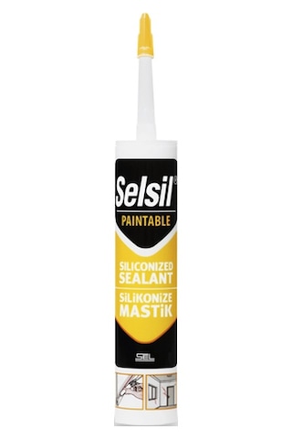 Selsil Silikonize Mastik - 500 GR Siyah Selsil Silikonize Mastik - 500 GR Siyah
