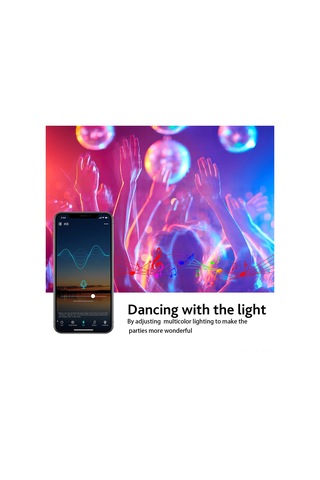 Maiyame Alexa Ve Google Ses Kontrollü 7w Akıllı Ampul, Rgb Wıfı Bağlantılı, Renk Ve Parlaklık Ayarlanabilir, Çoklu Aydınlatma Modları Beyaz