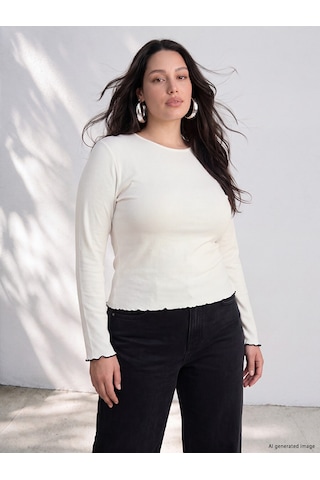 Lcw Curve Siyah Büyük Beden Kadın Body 2'li