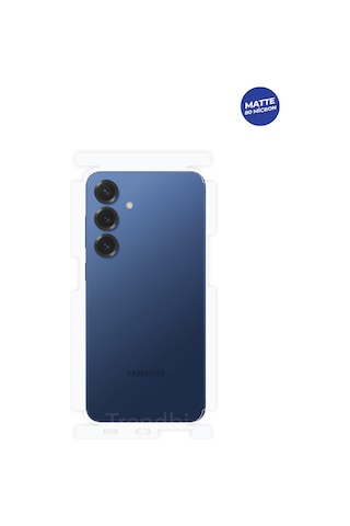 Samsung Galaxy Uyumlu S25 Ultra Mat Arka Ve Yan Koruyucu Tpu Film