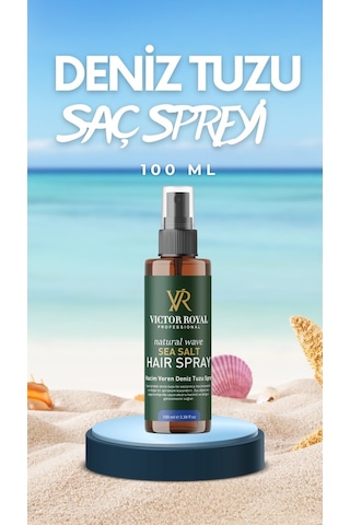 Victor Royal Hacim Ve Dolgunluk Veren Deniz Tuzu Saç Spreyi 100 ML