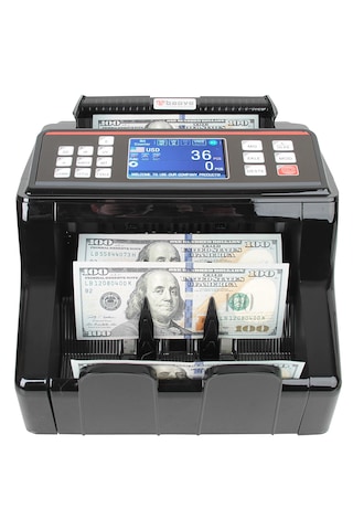 Baove GB8200S Karışık Para Sayma Makinesi - Sahte  Para Yakalama - TL, Euro, Usd + Müşteri Ekranı